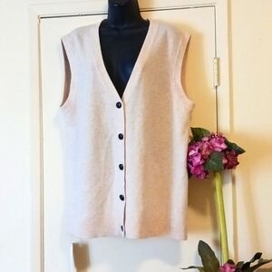 New Pure Merino wool nwt cream color size Xl 16_18